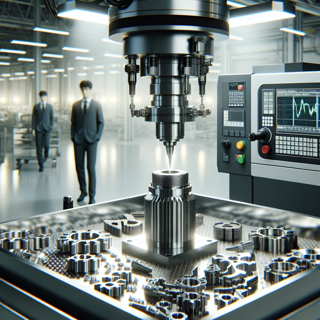 חלקי מתכת מעובדים בדיוק גבוה לצד מכונת כרסום cnc ומכונת חריטה cnc במפעלי מתכת בצפון הארץ, המדגישים עיבוד שבבי מקצועי ואיכותי