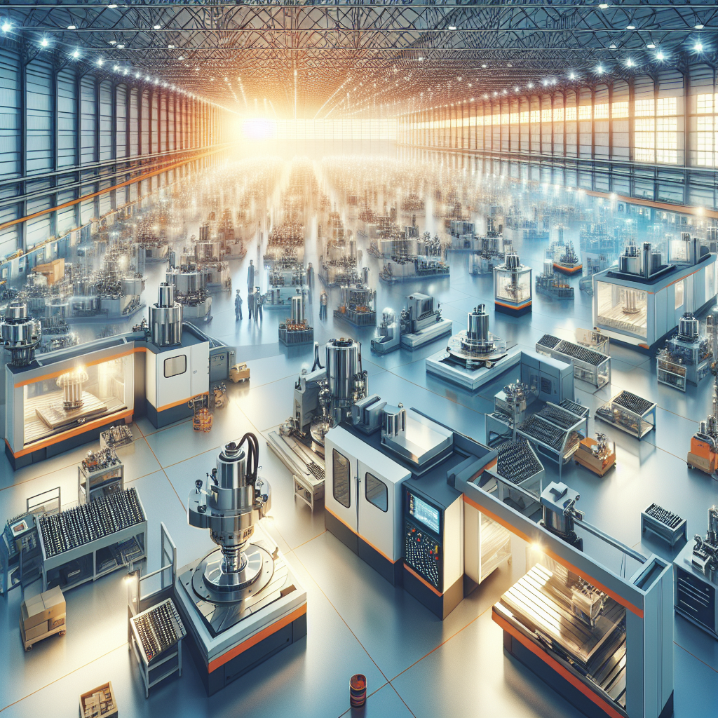 מכונות עיבוד שבבי מדויקות מסוג כרסם CNC וחרט CNC באולם ייצור מודרני במפעל מתכת בצפון ישראל, עם חלקי מתכת וטכנולוגיה מתקדמת – מתאים לנושא עיבוד שבבי בצפון ומילות המפתח של המאמר.